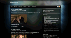 Desktop Screenshot of 10rant.com